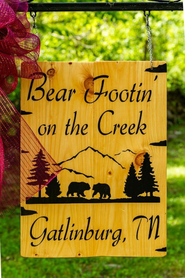 ガトリンバーグ Bear Footin' On The Creekヴィラ エクステリア 写真